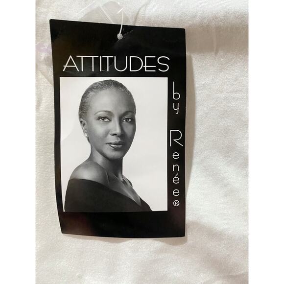 Renee Greenstein Attitudes Sleeveless Top Women's 2X White With Purple Sequins - Picture 3 of 6